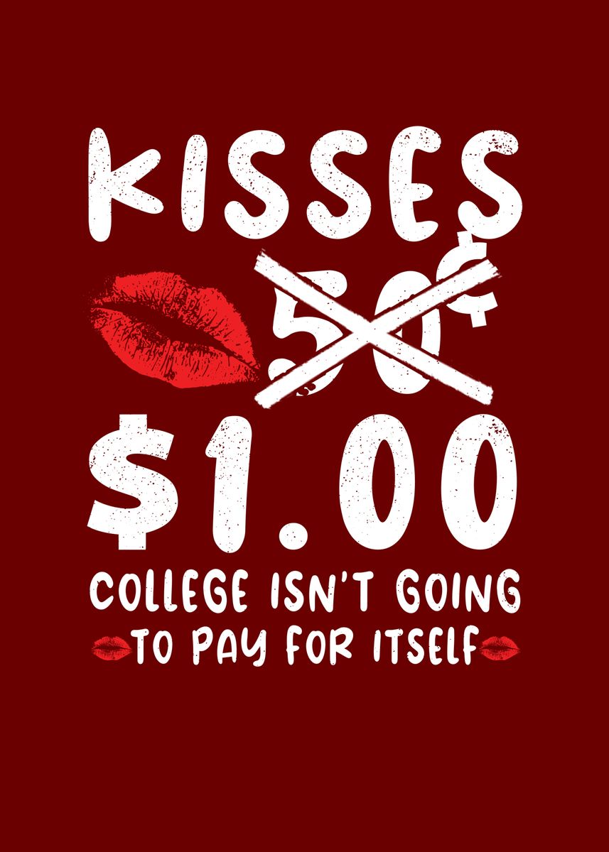 Jokes Meme Kiss College' Poster by ShirTom | Displate