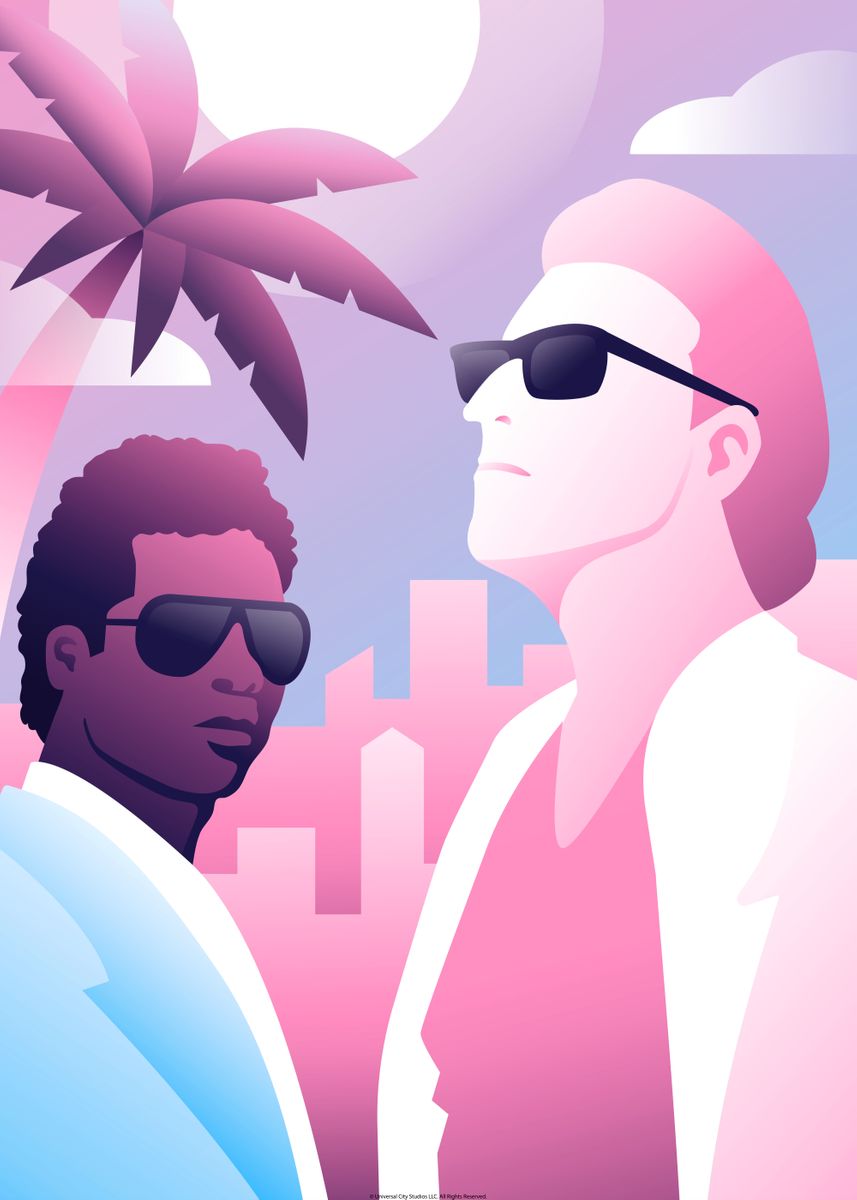 Miami Vice - Retro chic | Postcard