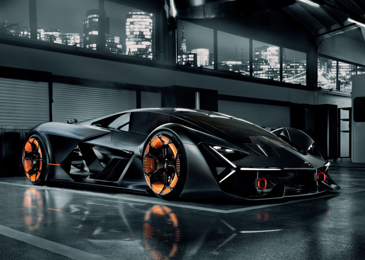Lamborghini Terzo 2019 car' Poster by WorldTravel Displate Art | Displate