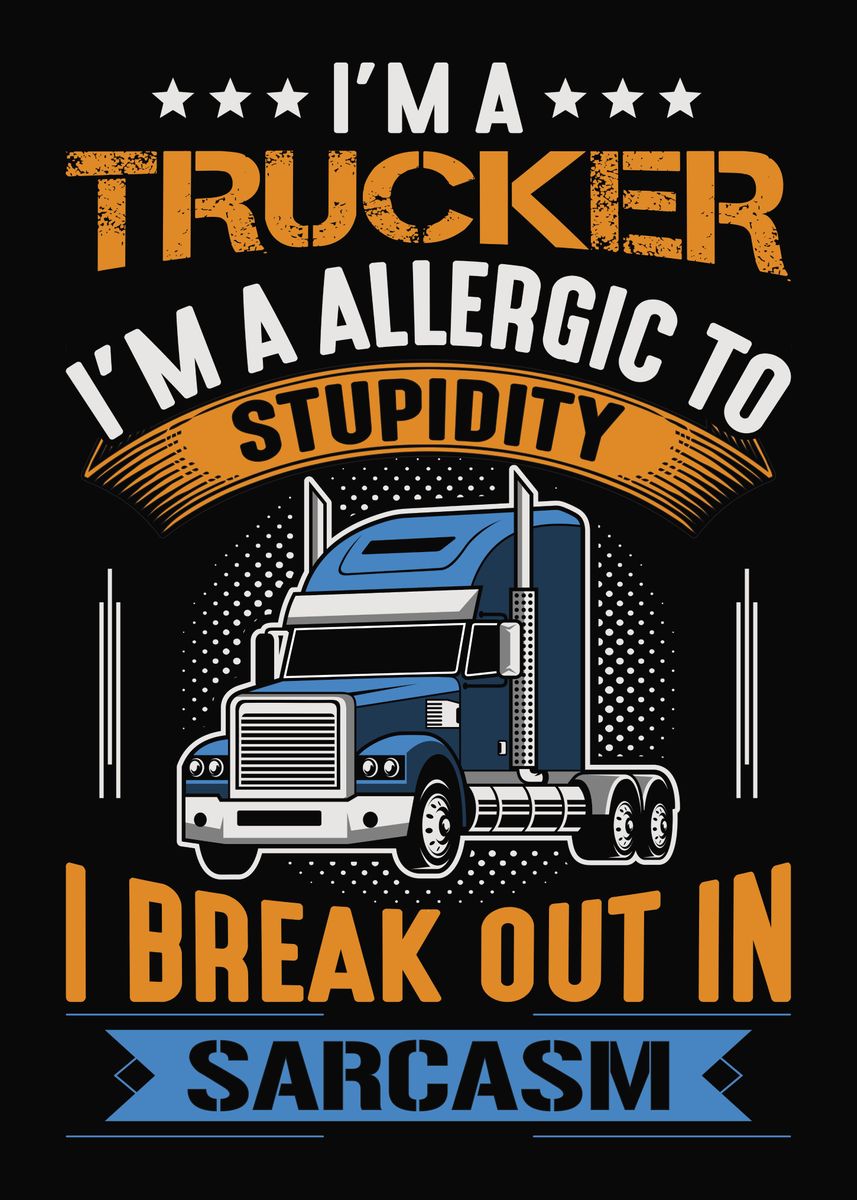 Trucker Safety Posters for Sale