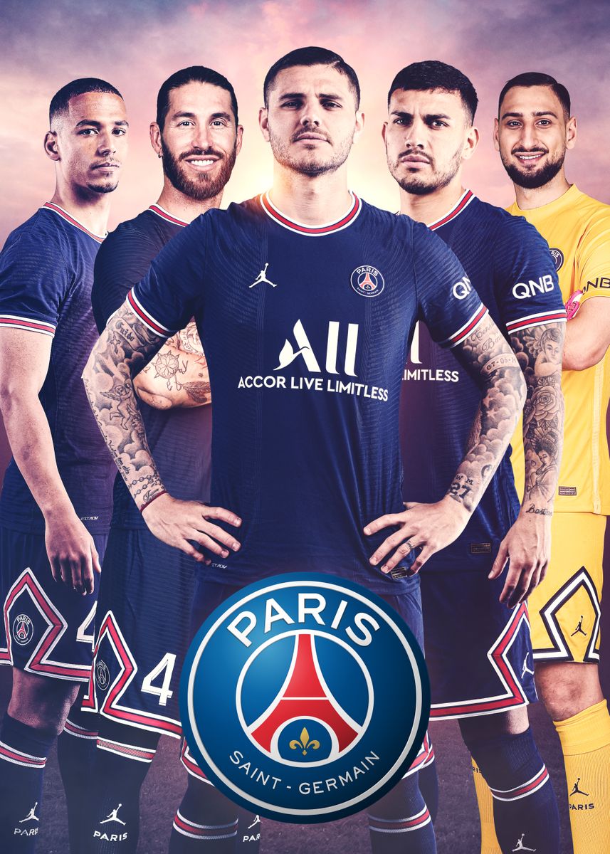 'Icardi squad' Poster by Paris Saint-Germain | Displate