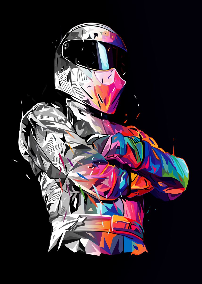 'Abstract Stig' Poster by pxlG | Displate