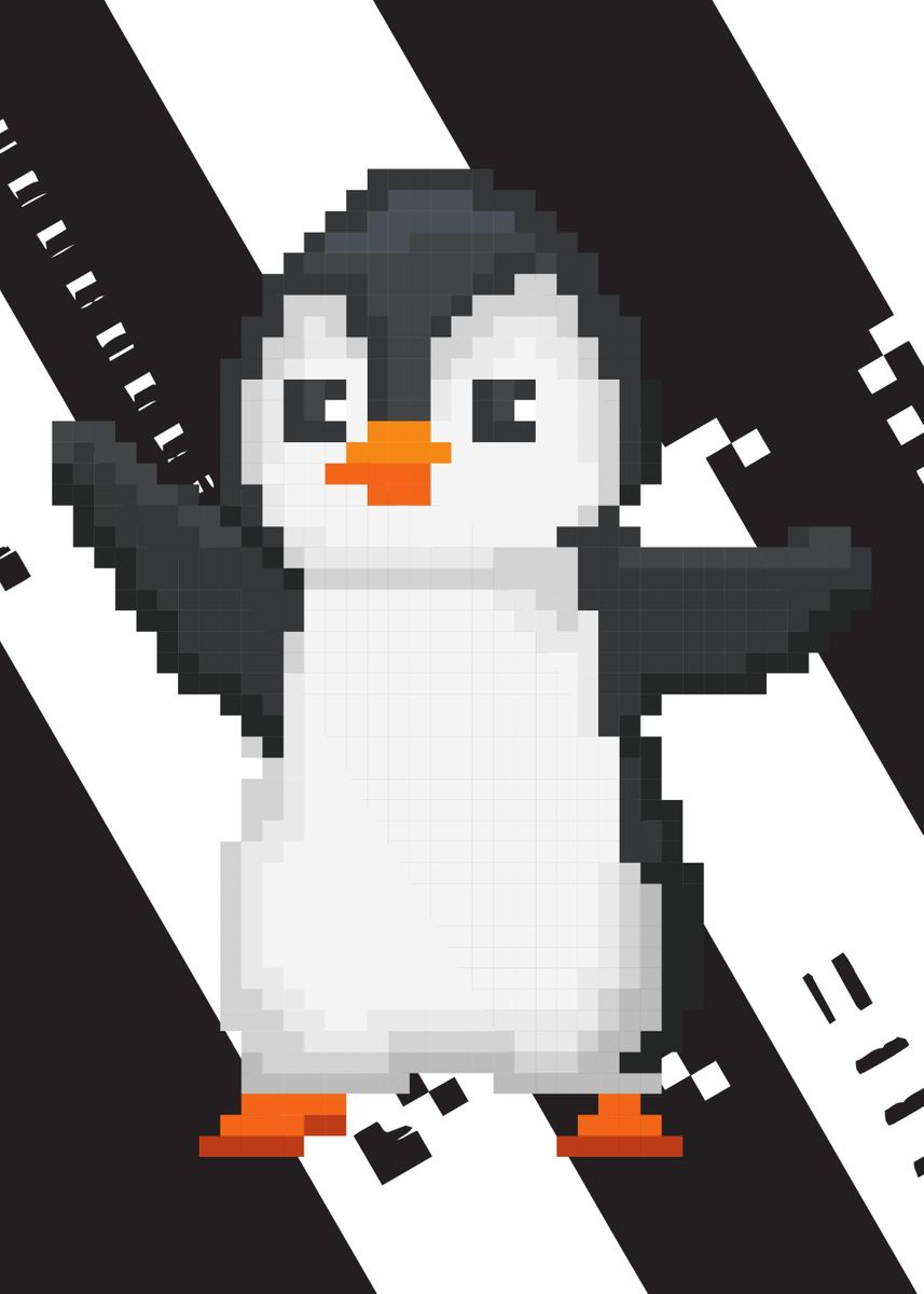 Pix The Penguin Pixel Art Lego Art Pixel Art Design | My XXX Hot Girl