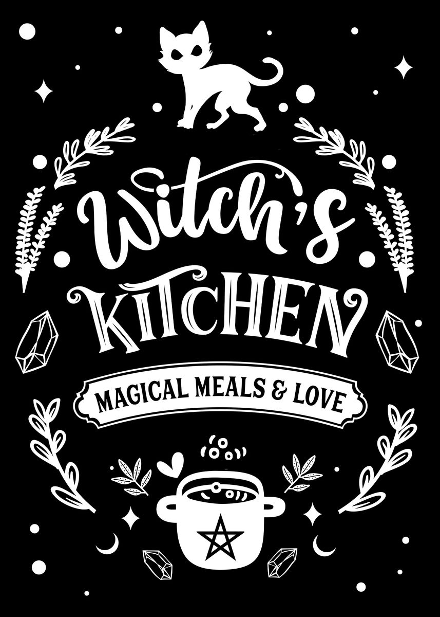 Witches Kitchen Retro Sign Poster Picture Metal Print Paint By   183bdc346e5aa684b61bbf3b6e2392aa Fe8dc9f0bb062a49a2060b7e08cba439 