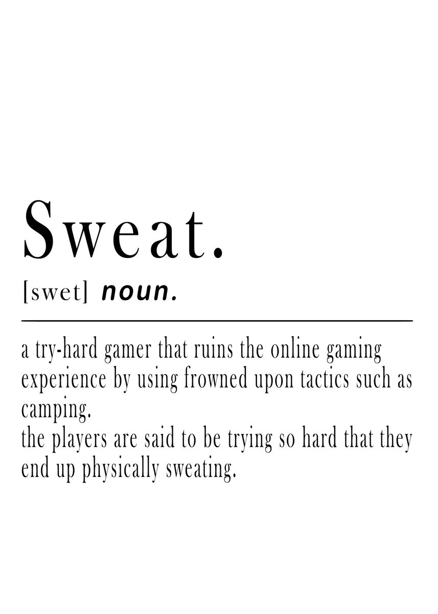 creative writing describe sweat