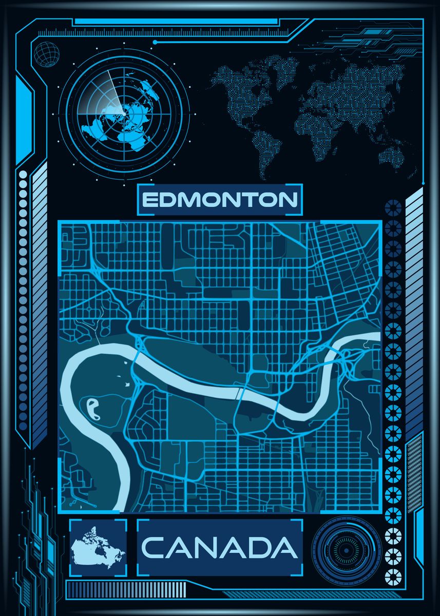 EDMONTON MAP CANADA Poster Picture Metal Print Paint By Artistic   Acf8f28feaf950073266ff071aa879b5 D1bc3bba2290abf1d44697543716a1df 