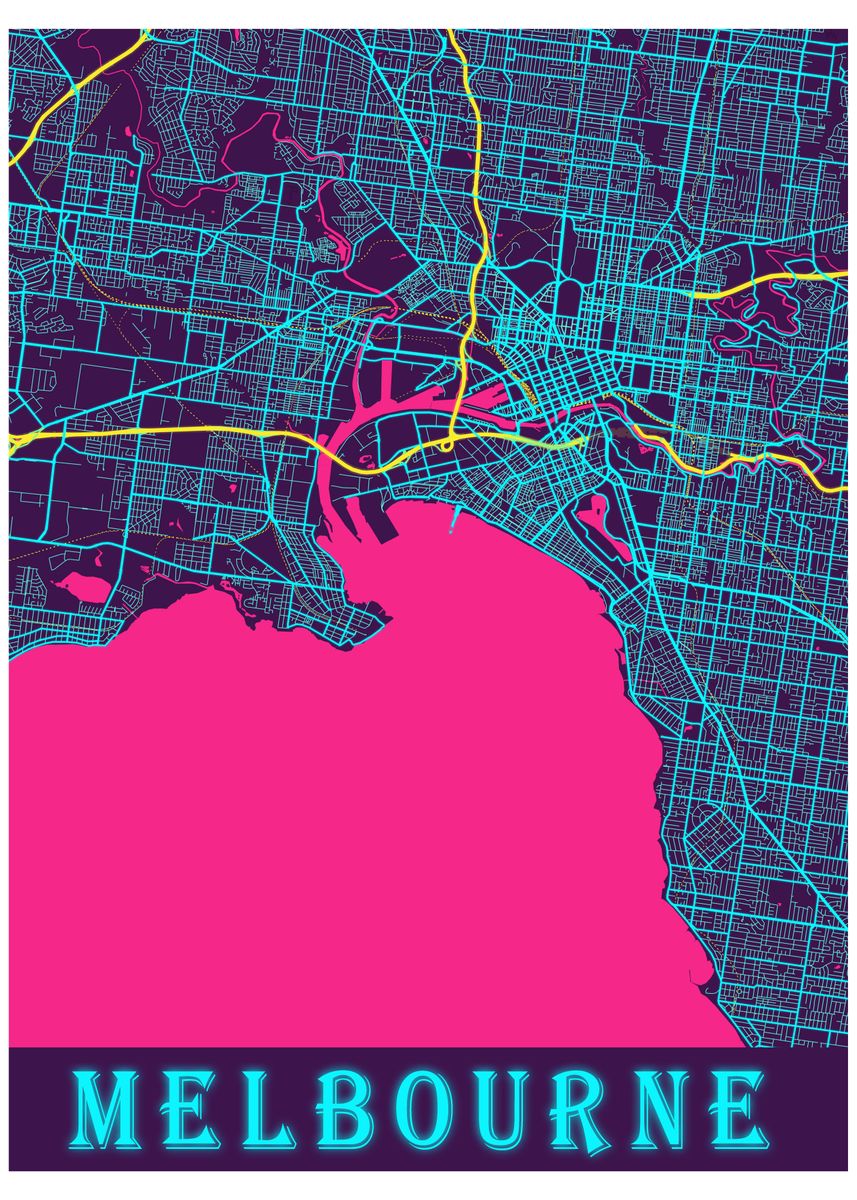 'MELBOURNE ' Poster by Brock Lesnar Displate