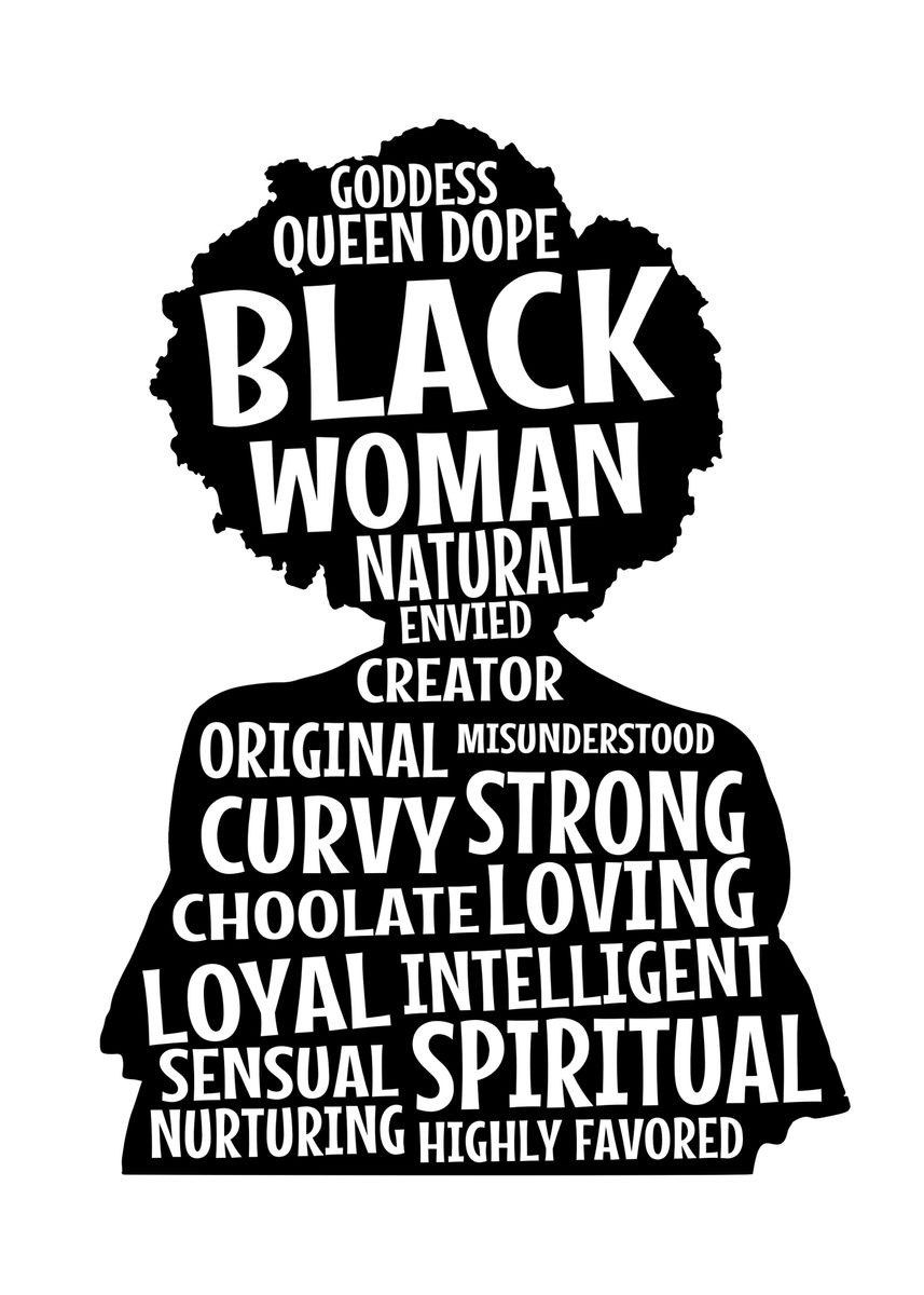 'Black leade posters' Poster, picture, metal print, paint by Karin ...