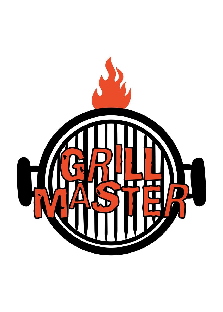 'Grill Master' Poster by DanielSaverio De Simone | Displate