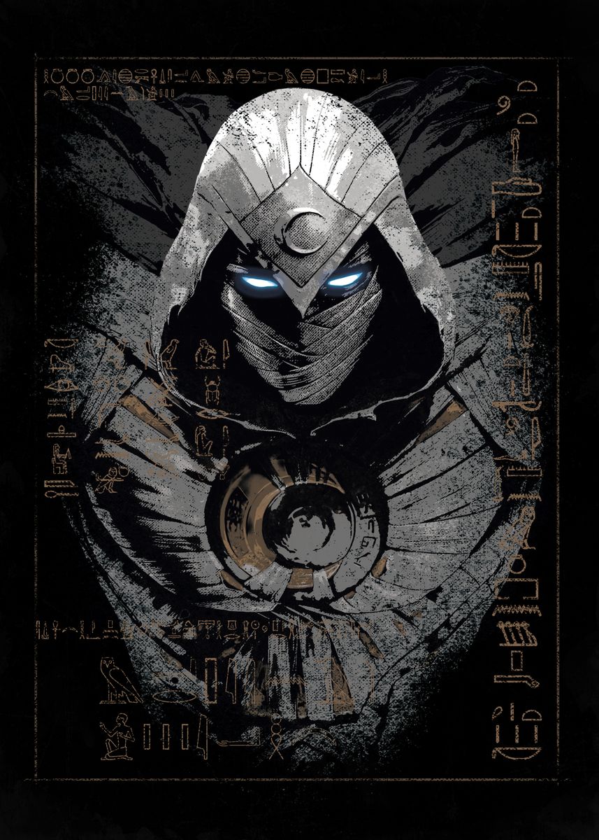Moon Knight eyes' Poster by Marvel | Displate