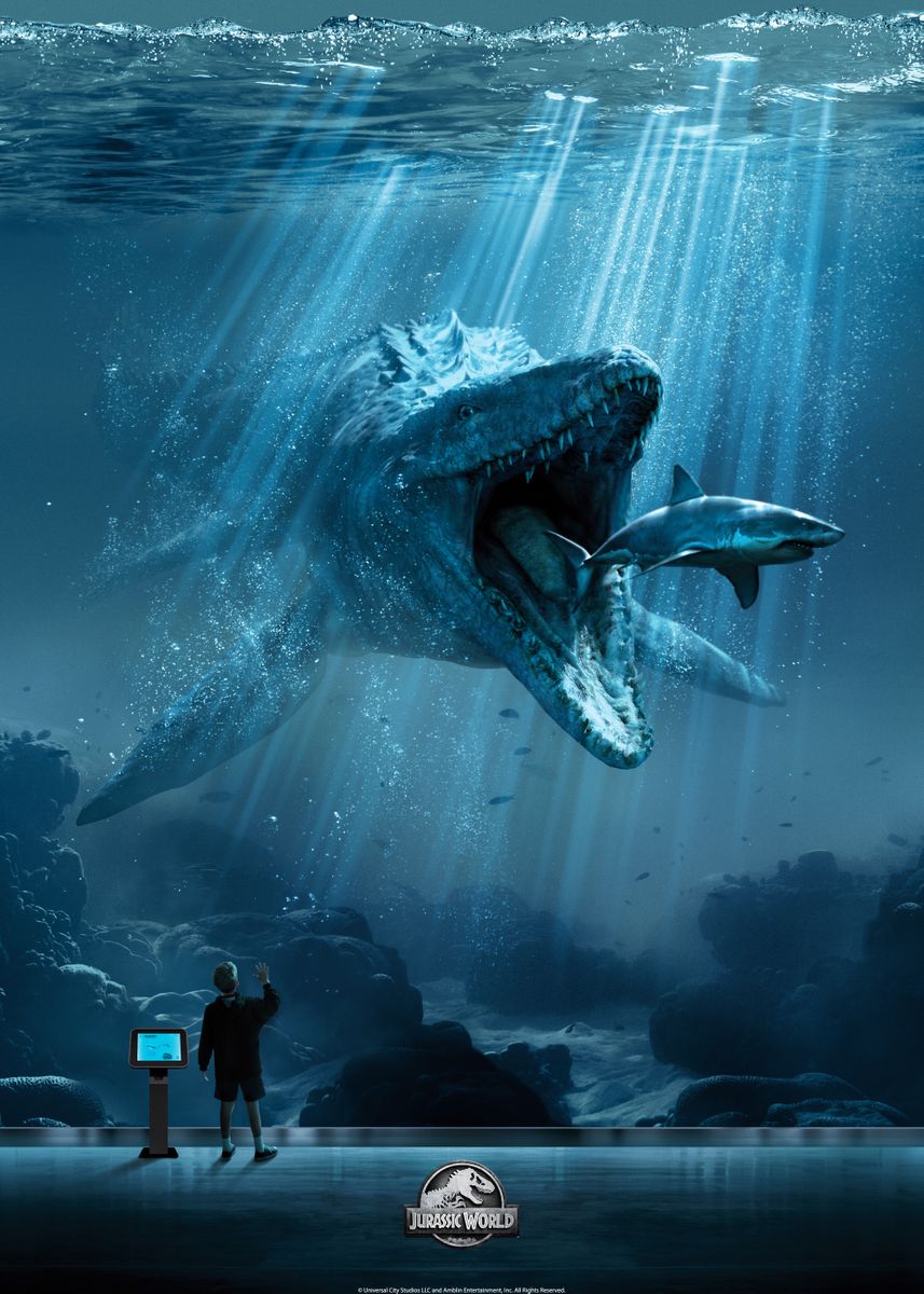 'Jurassic World Key Art' Poster, picture, metal print, paint by ...