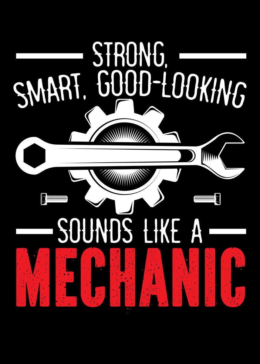 'Sounds Like A Mechanic' Poster by NAO | Displate