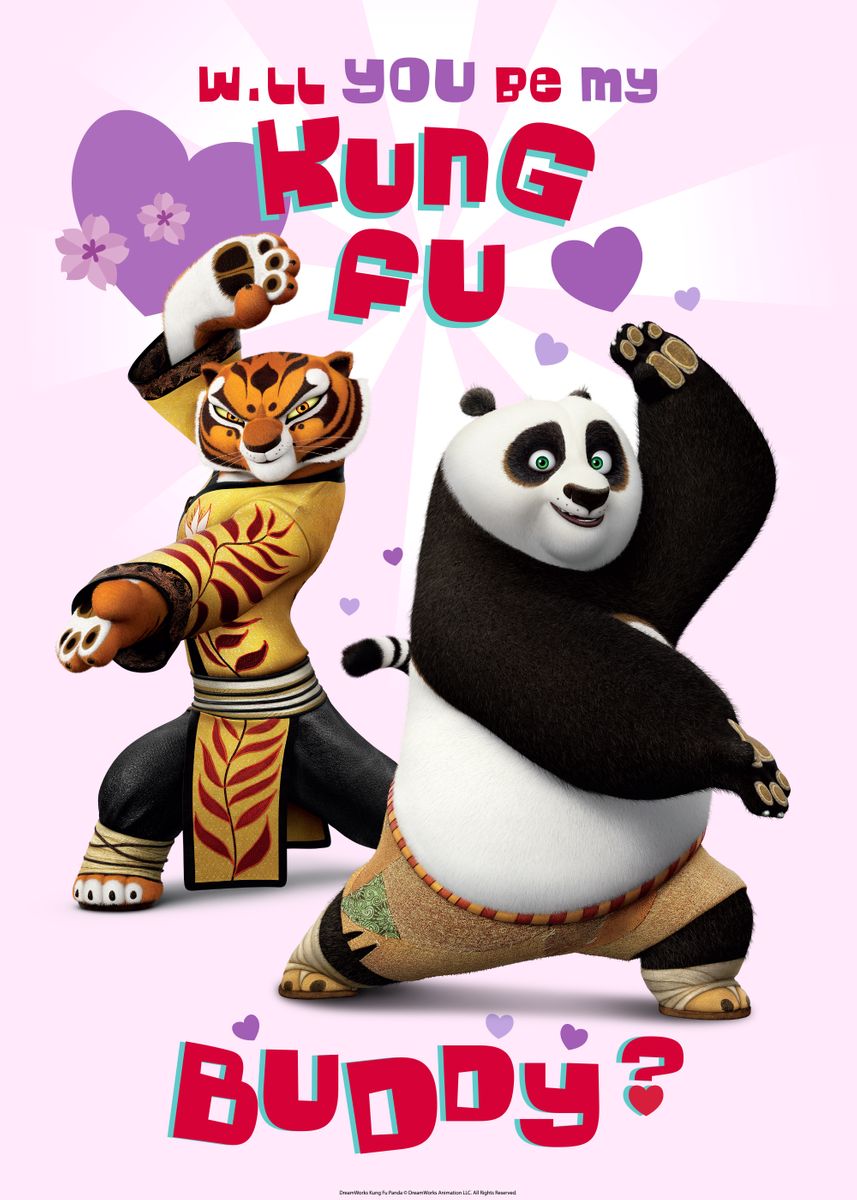 Kung Fu Buddy' Poster by Kung Fu Panda | Displate