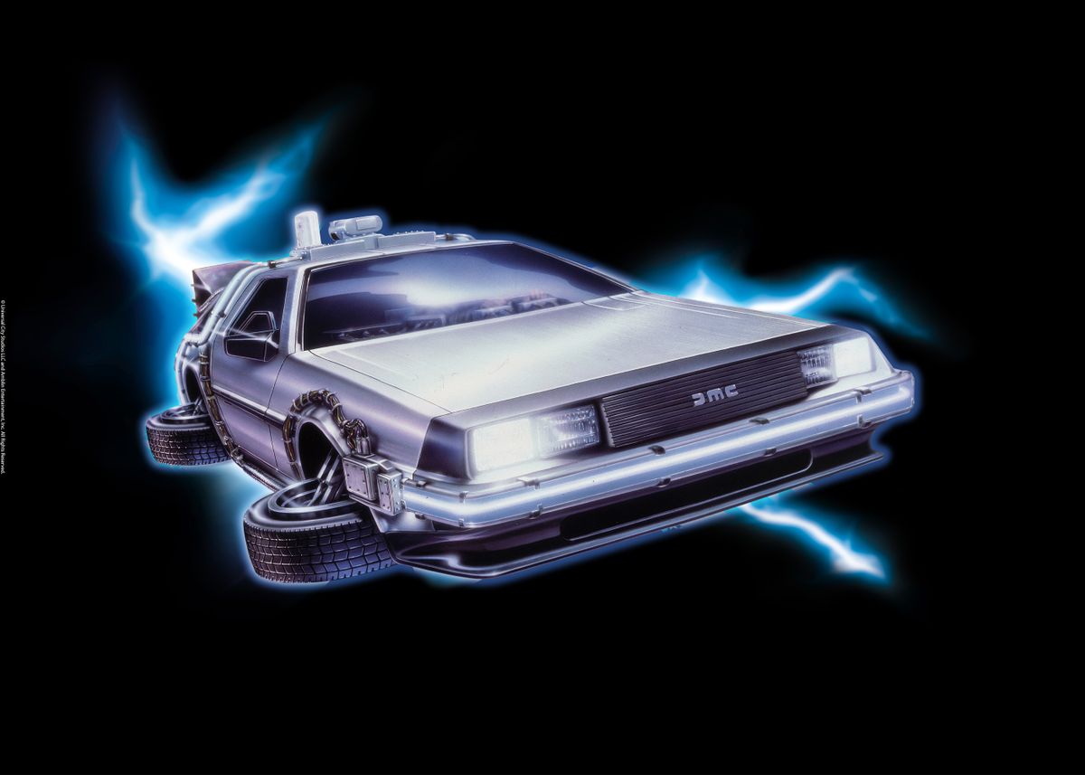 Flying DMC Poster By Back To The Future Displate