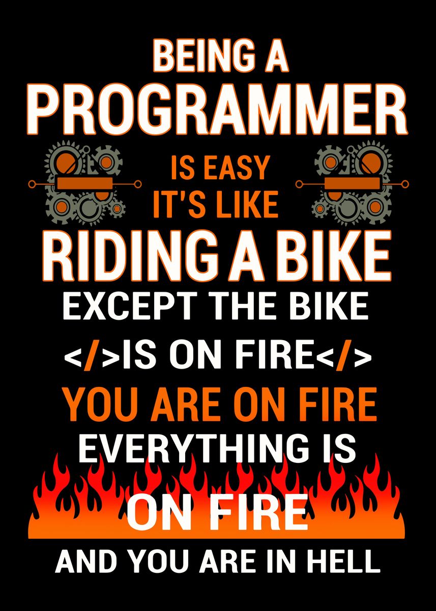 'Programmer ' Poster, picture, metal print, paint by Metal Posters ...