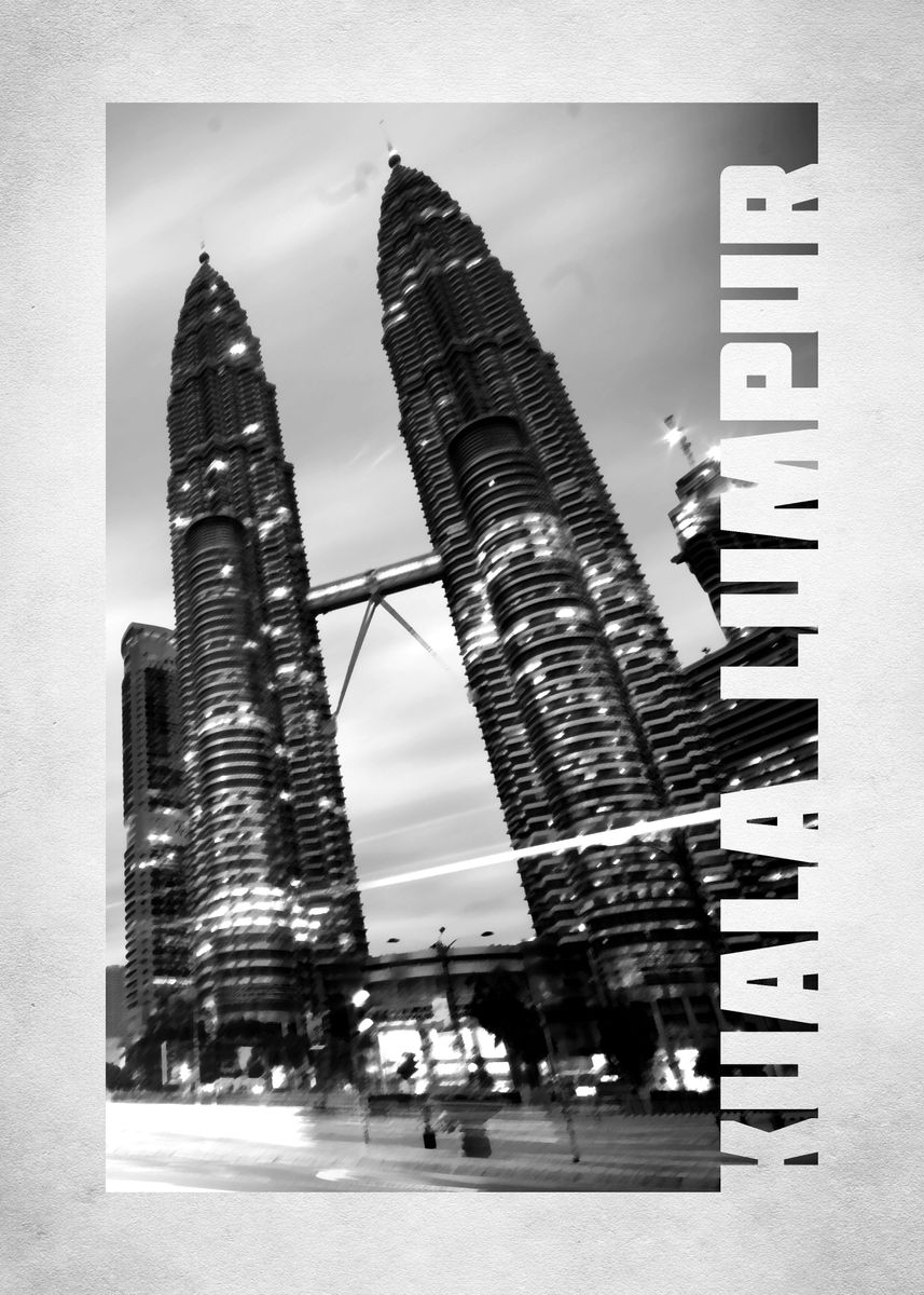 Kuala Lumpur Poster By Bo Kev Displate