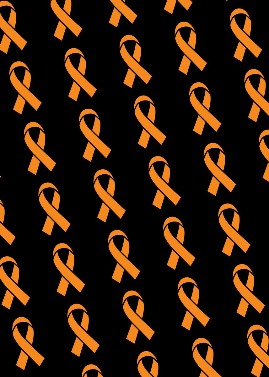 'Multiple Sclerosis Ribbon' Poster, picture, metal print, paint by ...