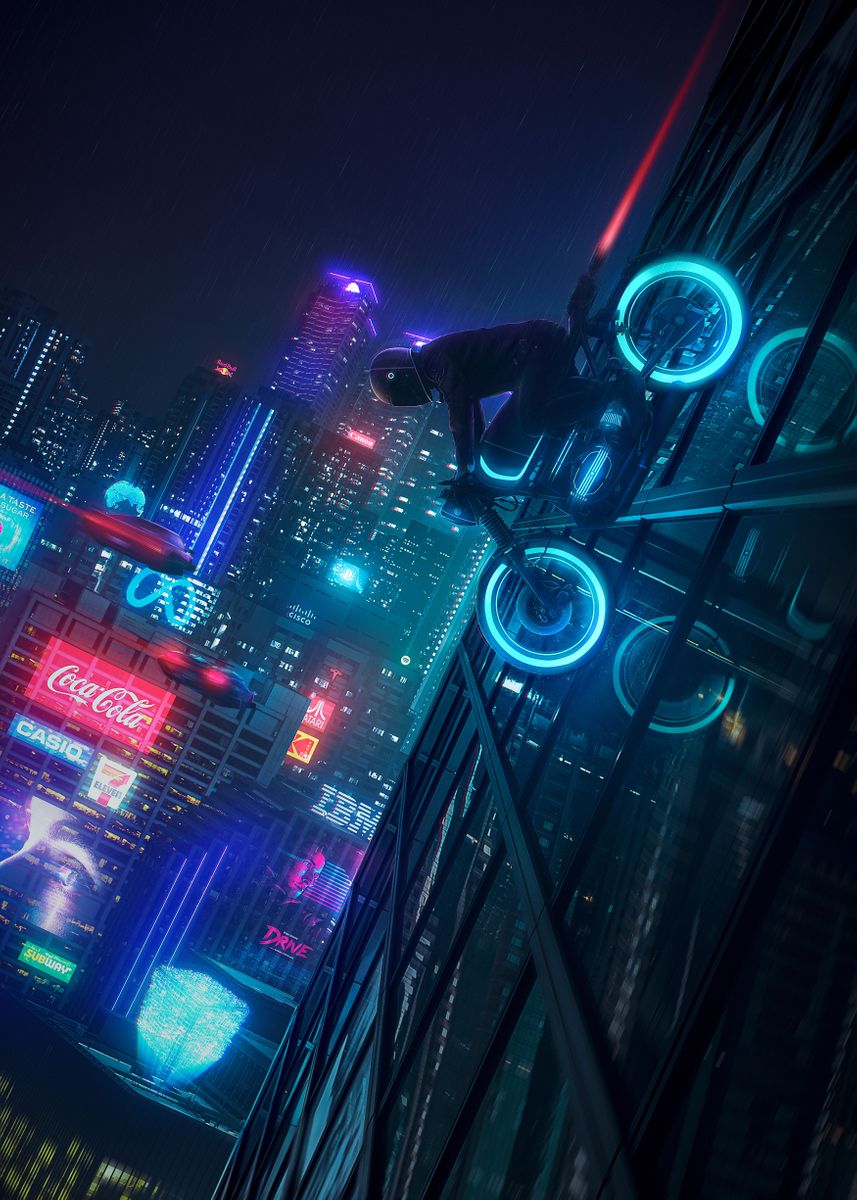 cyberpunk neon retro - Playground