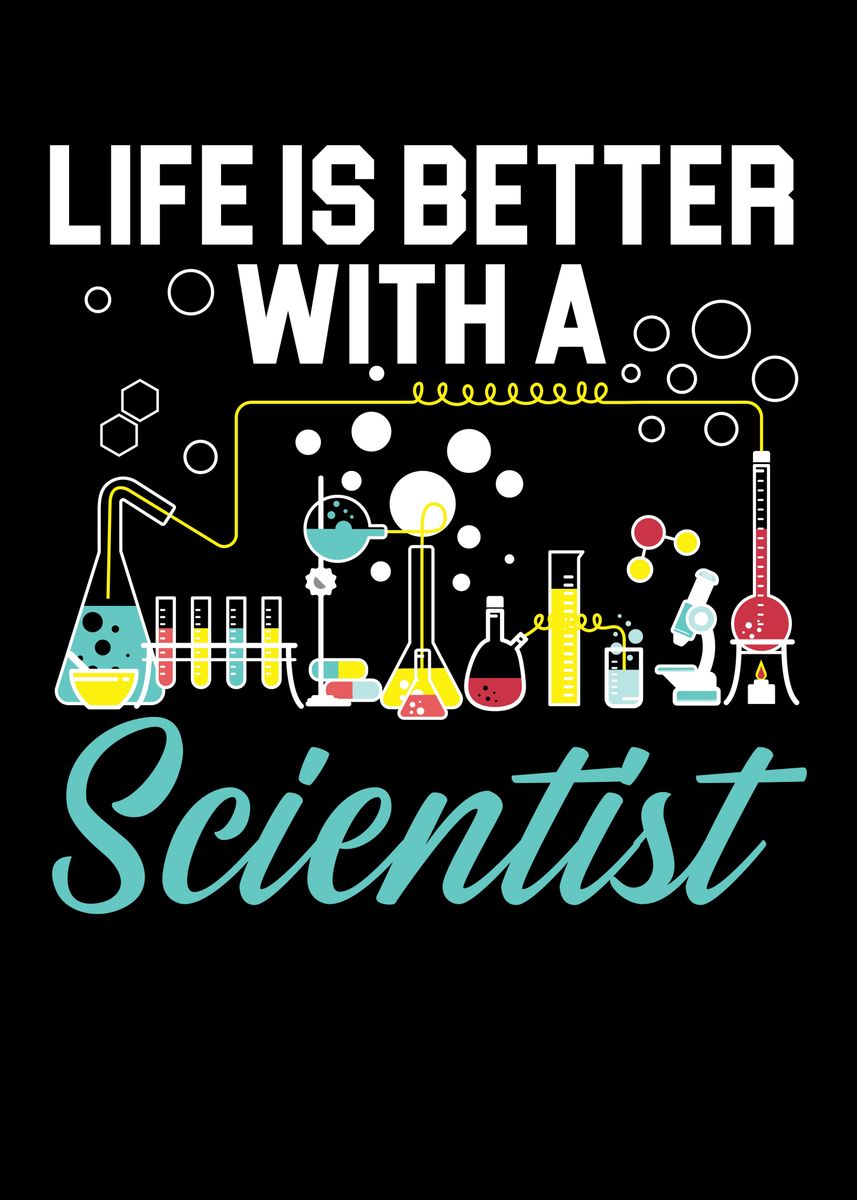 'Science Lover' Poster by NAO | Displate