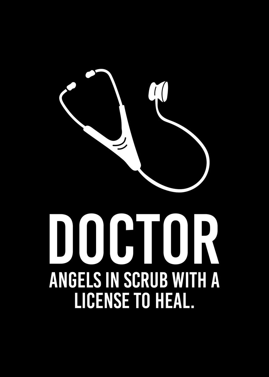 'Doctor Wall Art Decor' Poster by Decoratier Qwerdenker Displate