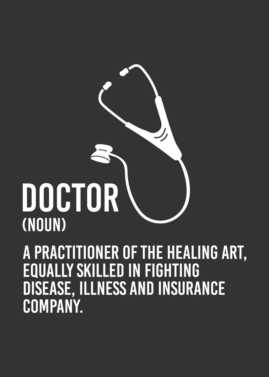 'Doctor Wall Art Decor' Poster by Decoratier Qwerdenker Displate