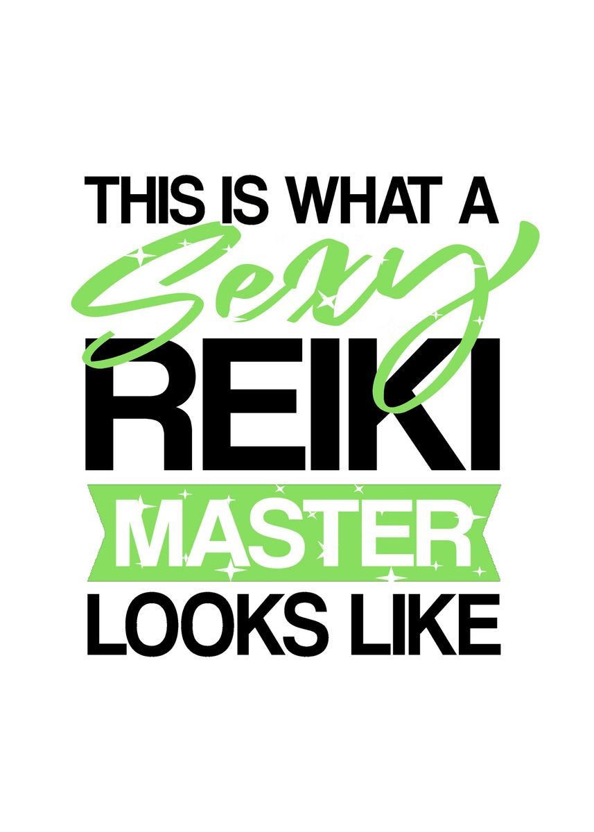 'Reiki Master Gift Ideas' Poster, picture, metal print, paint by TW