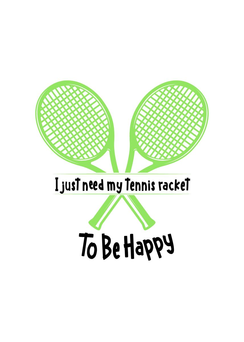 'Tennis Player Sports Gifts' Poster by TW Design | Displate