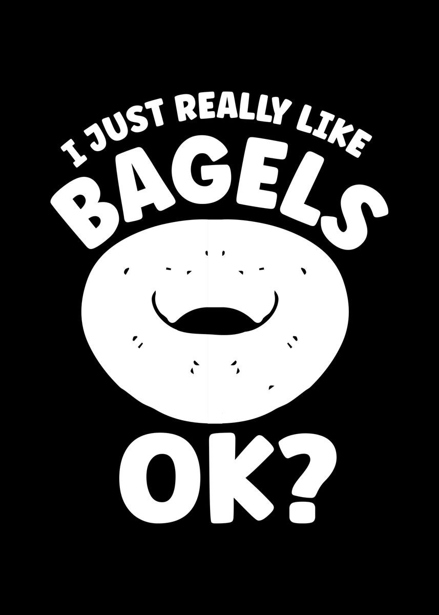 'Bagel' Poster By Sebastian Wünsche | Displate