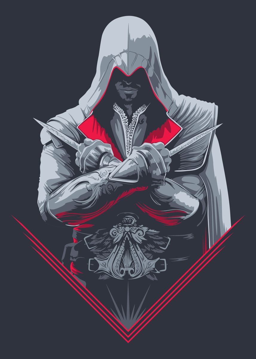 Assassin Poster Picture Metal Print Paint By Assassin S Creed Displate