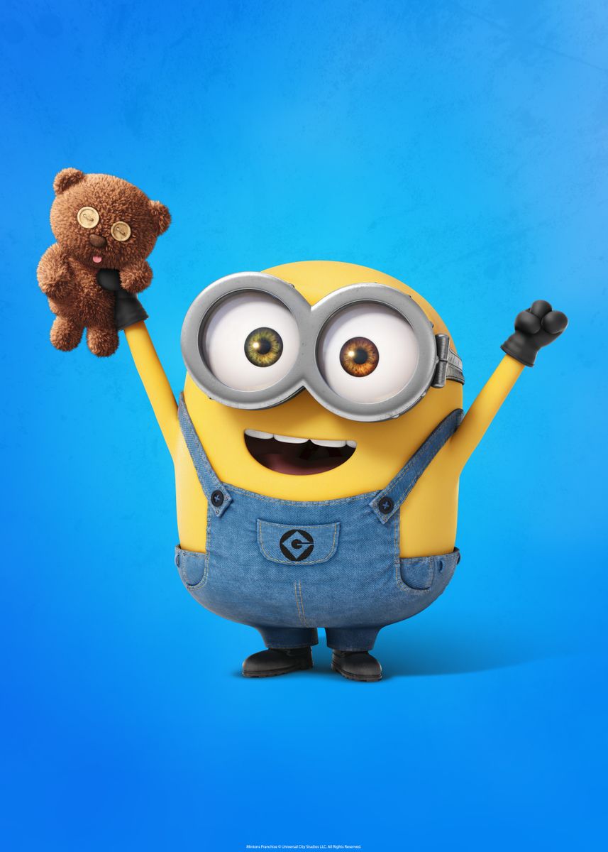 Bob and his Teddy Bear' Poster by Minions | Displate