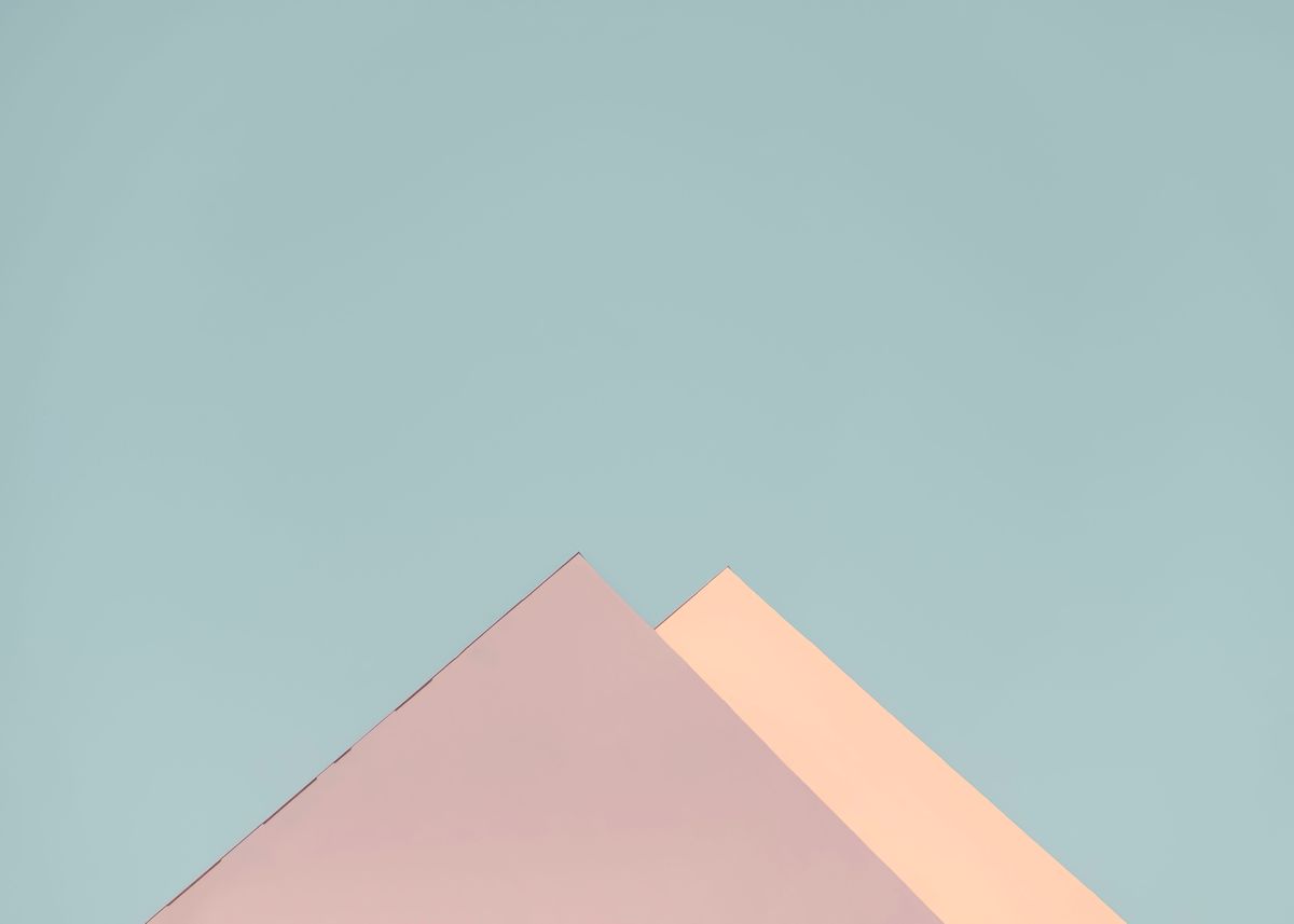 'Pyramid Duo' Poster by Laura Sanchez | Displate