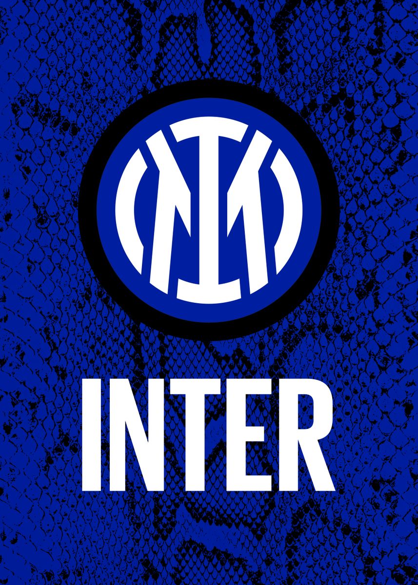 Crest pattern' Poster, picture, metal print, paint by Inter Milan