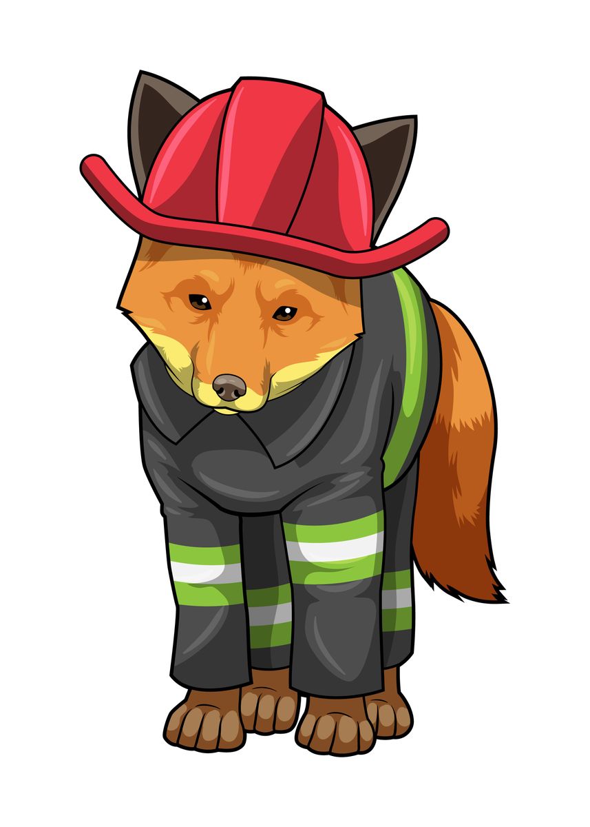Fox Fire Department ' Poster by Markus 