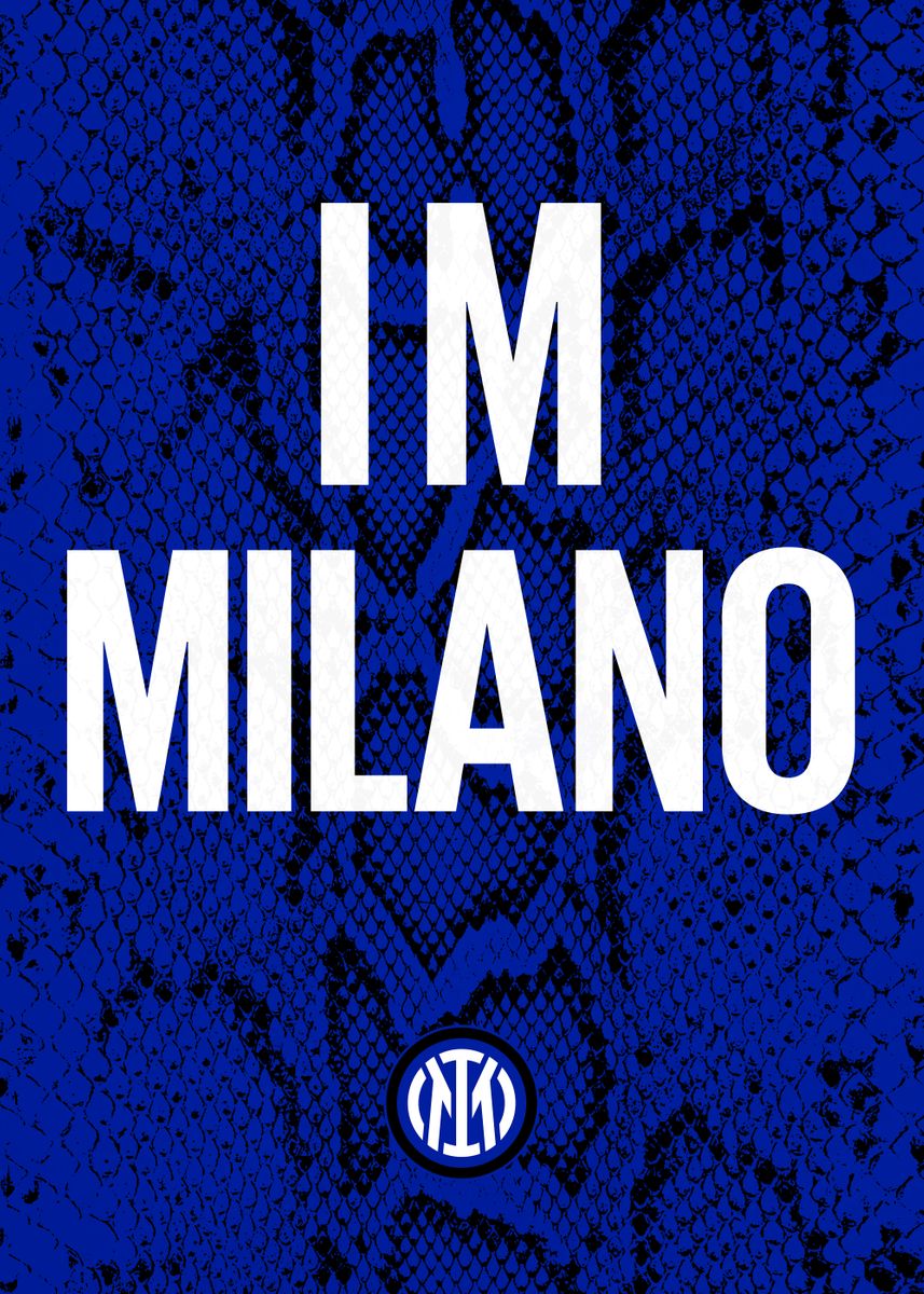 I m Milano' Poster, picture, metal print, paint by Inter Milan