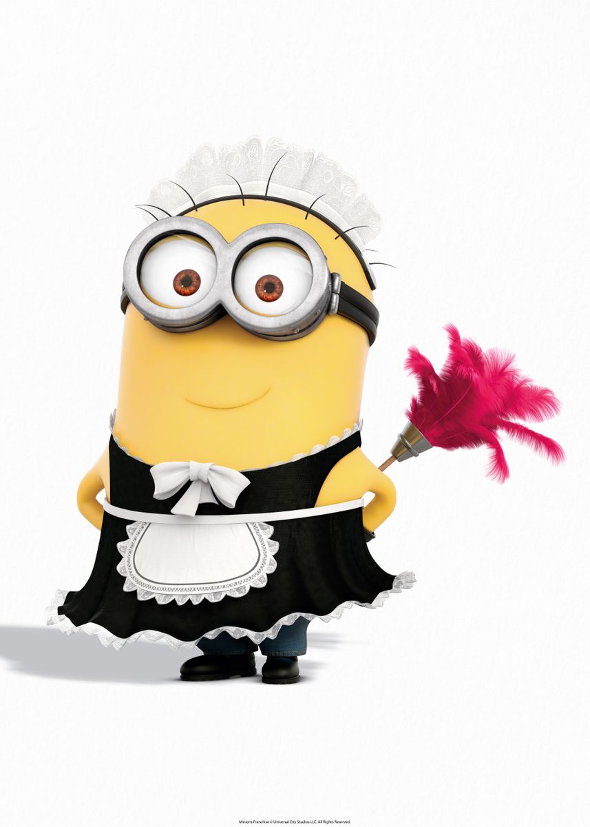 'Maid Minion' Poster, picture, metal print, paint by Minions | Displate
