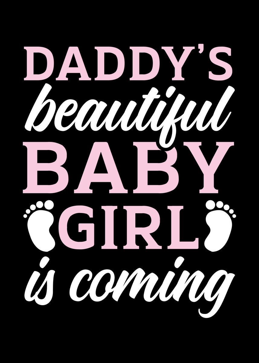 'Dad To Be' Poster, picture, metal print, paint by NAO | Displate