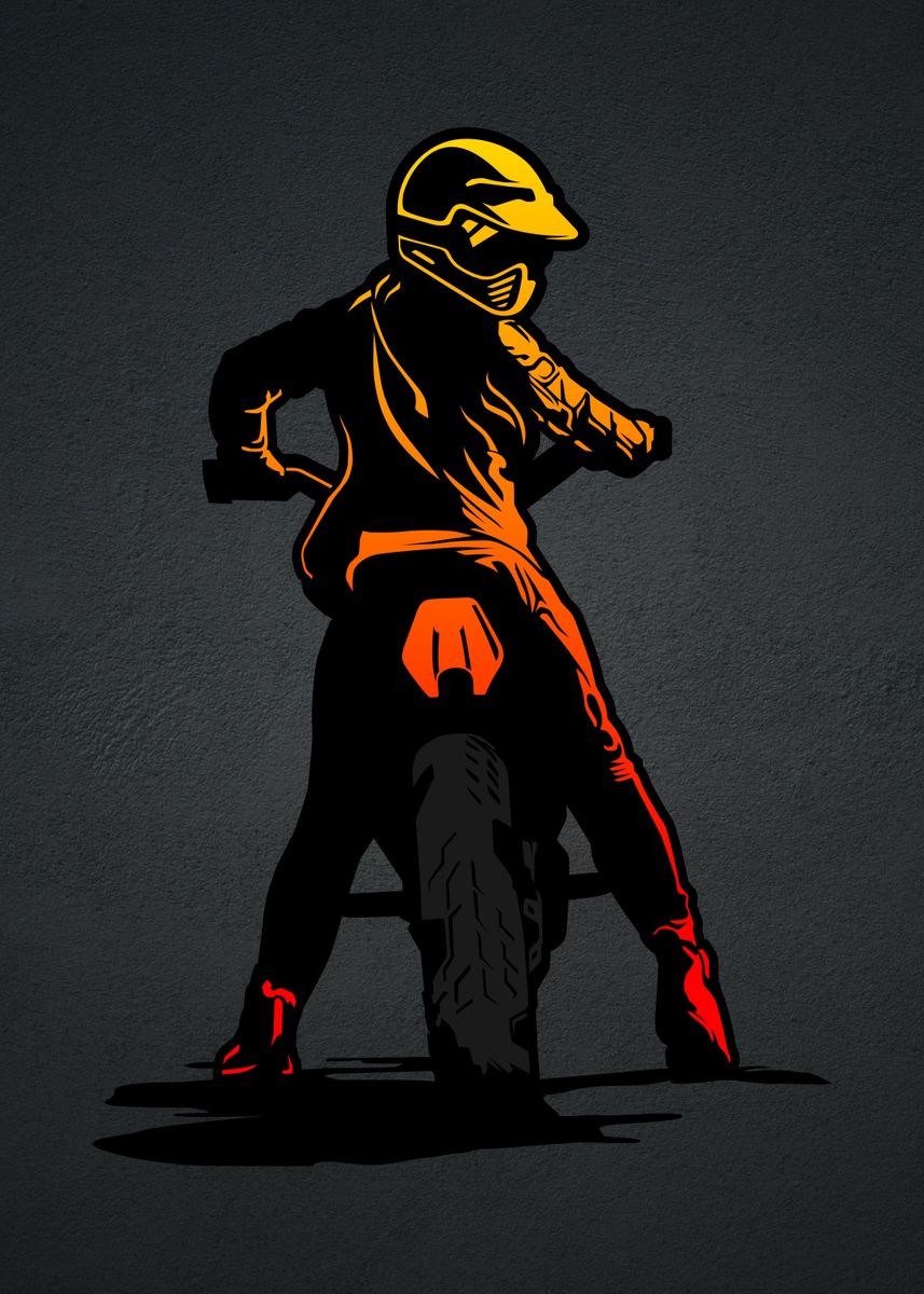 ‘born to ride’ Poster by THELASTMINI MANTILY | Displate