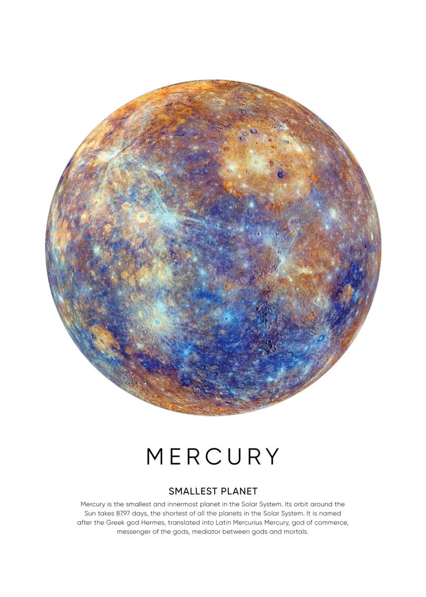 'Mercury' Poster by Designersen | Displate