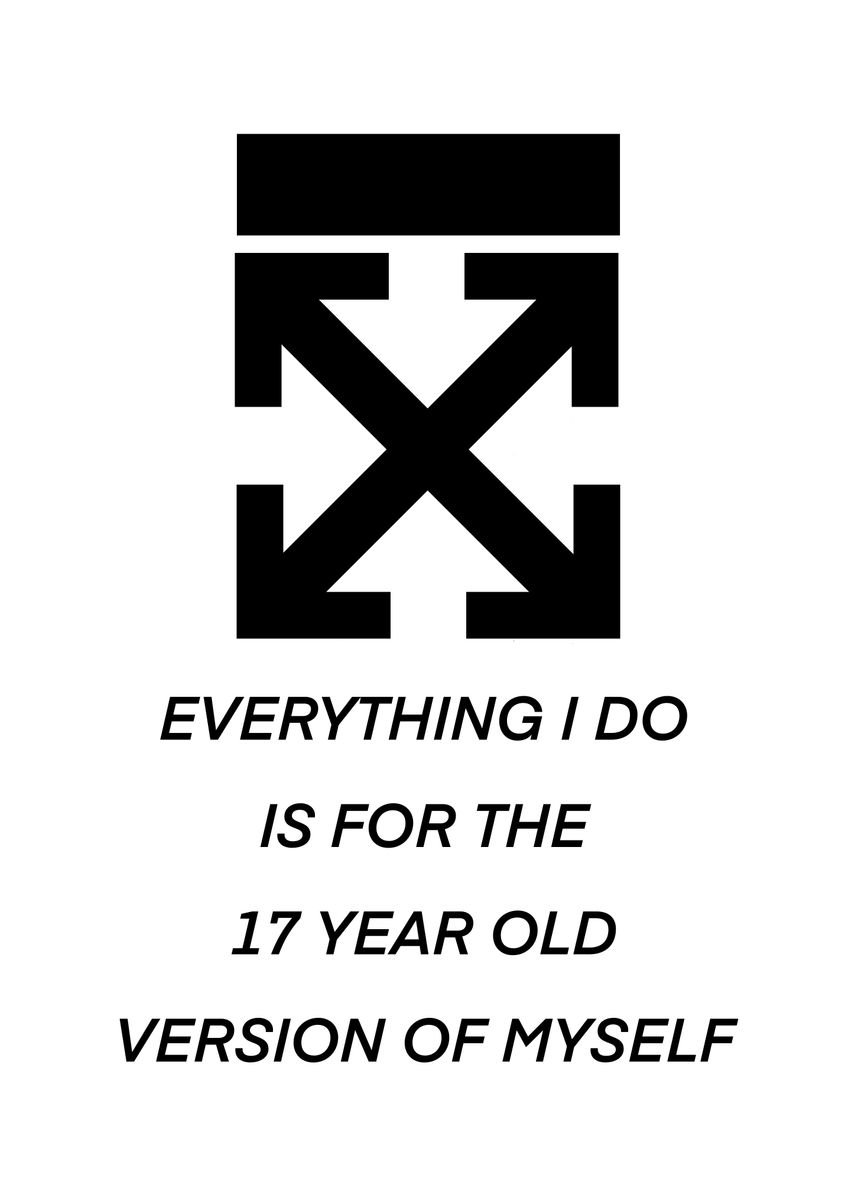Virgil Abloh Quotes' Poster by Karin Studio