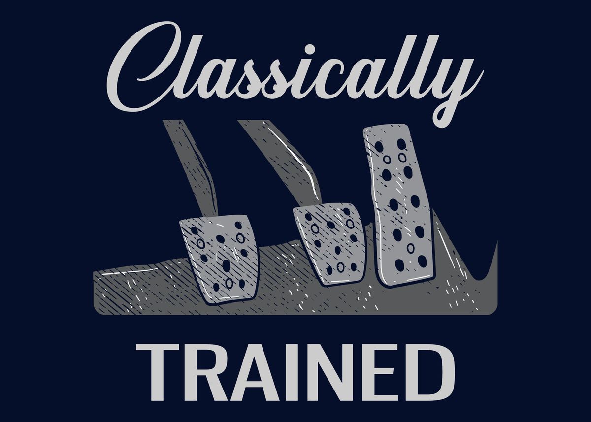 'Funny Manual Transmission' Poster by PiolettaArt Displate