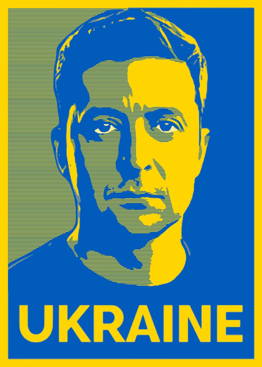 'Volodymyr Zelenskyy' Poster, picture, metal print, paint by Sam Kal ...