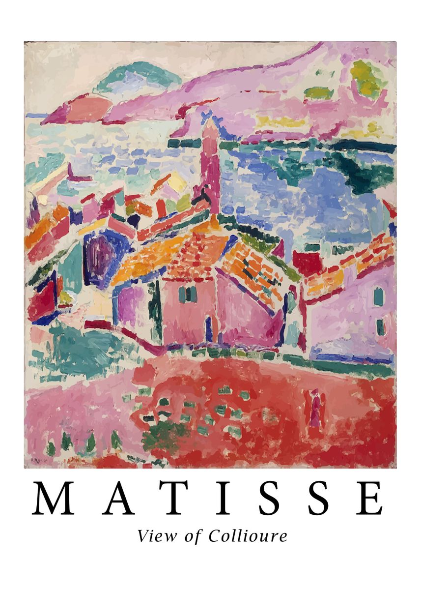 'Matisse View of Collioure' Poster, picture, metal print, paint by ...