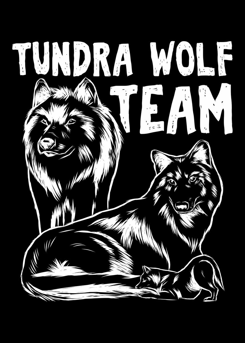 'Wolf Wolves' Poster by BobbyBubble | Displate