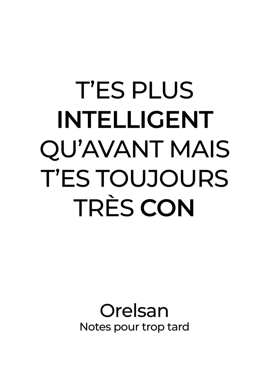 Orelsan Affiche Poster Poster By David Leuliette Displate