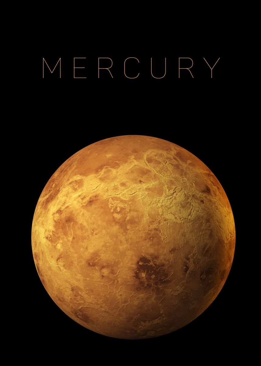 'Mercury' Poster, picture, metal print, paint by Artistic Prints | Displate