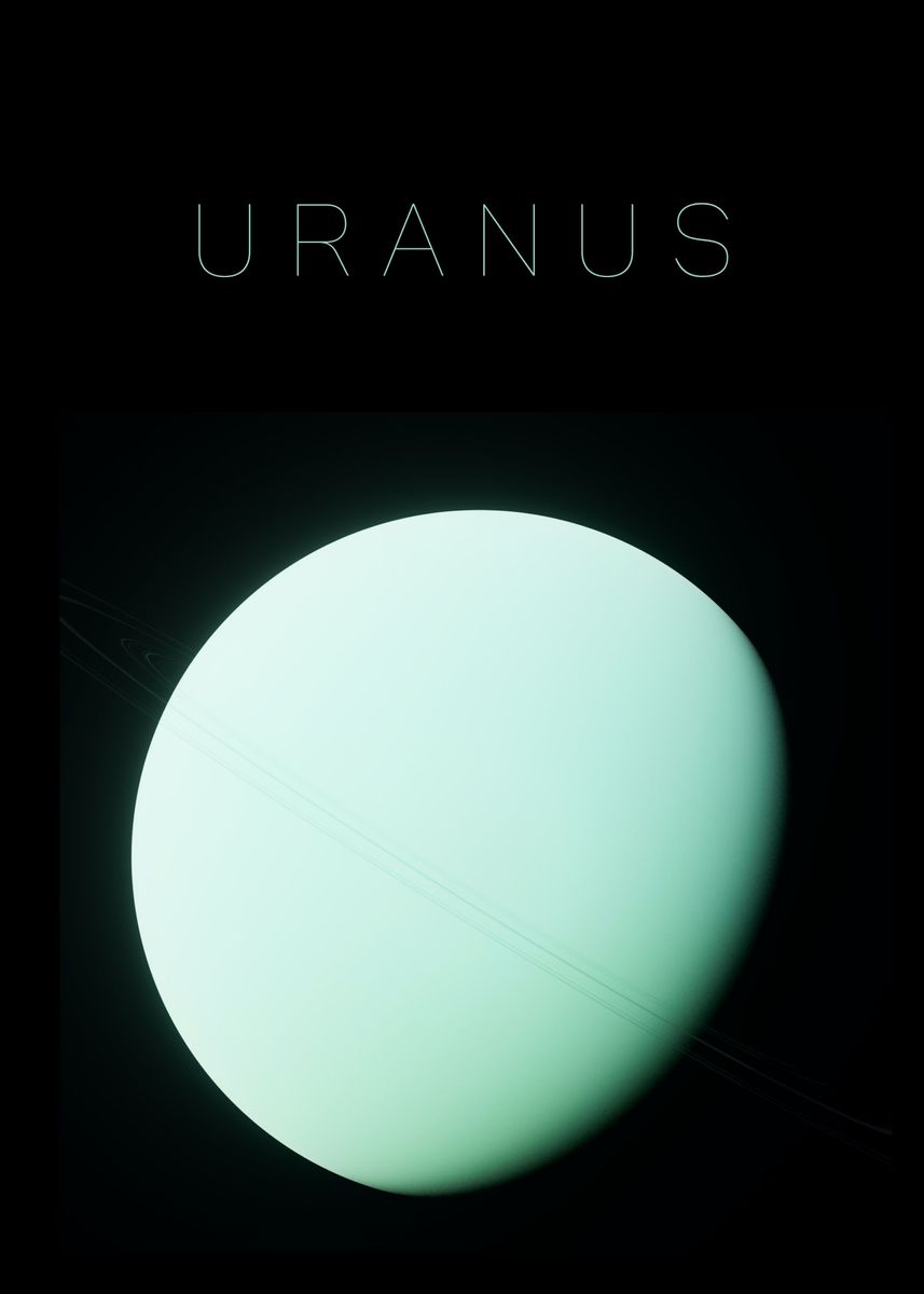 'Uranus' Poster by Artistic Prints | Displate