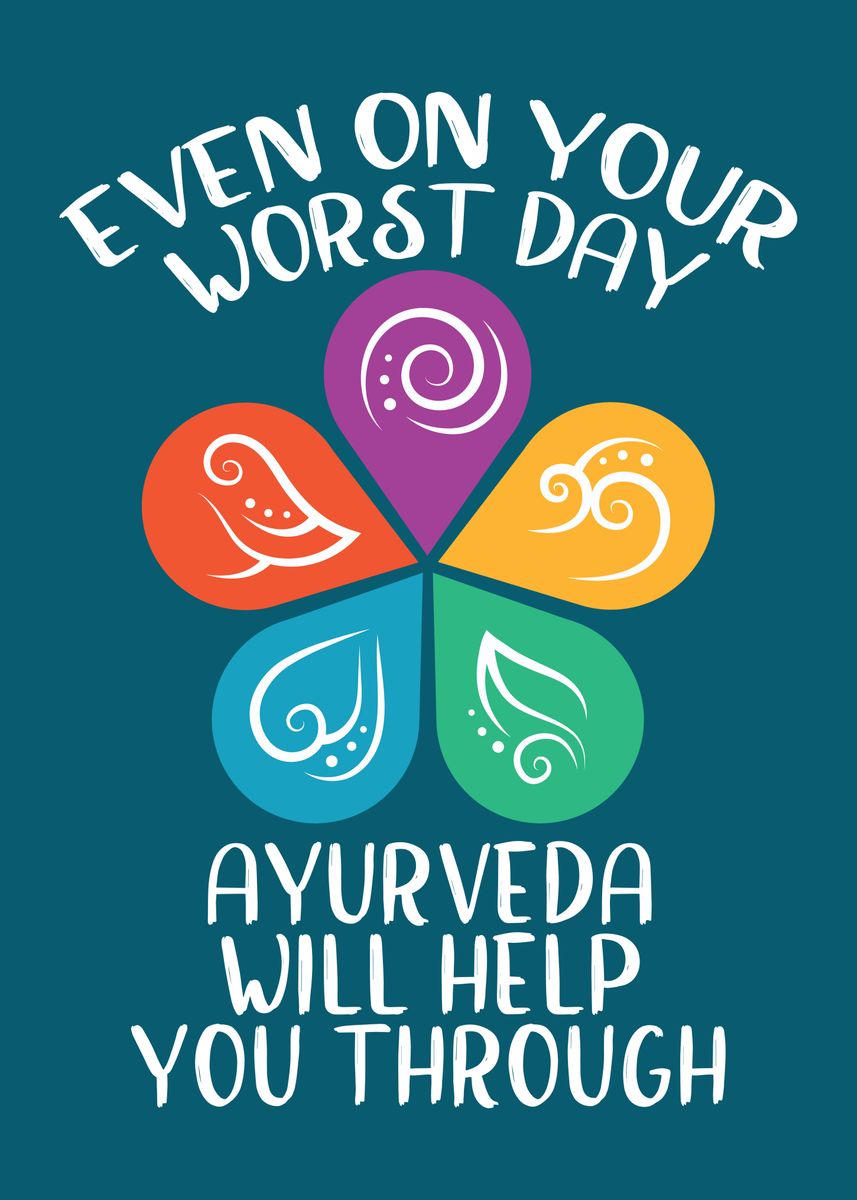 'AYURVEDA' Poster by Christian Displate