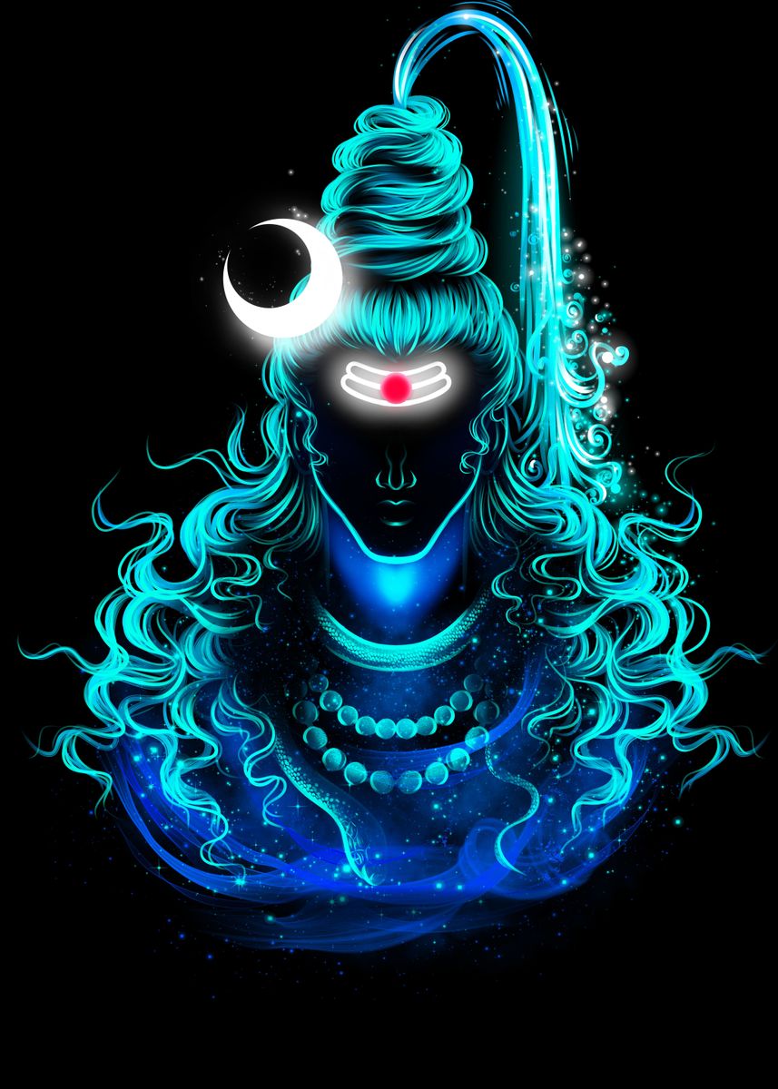 mahadev digital painting