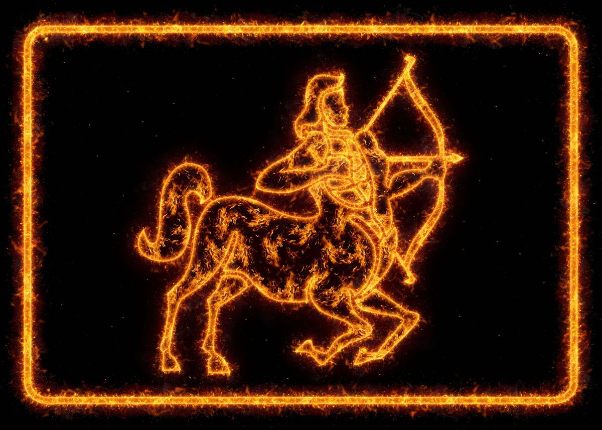 Sagittarius Zodiac Sign' Poster by Reinhard Reschner | Displate