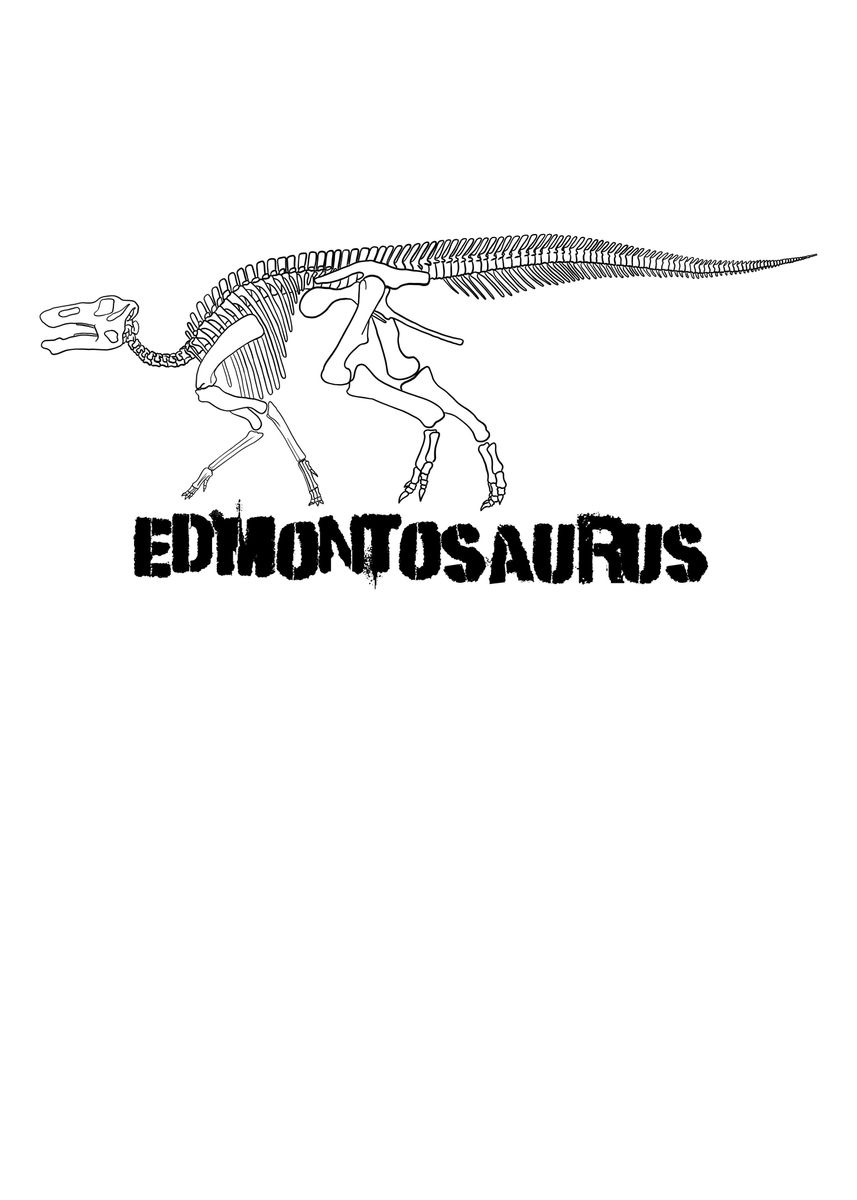 'Dinosaurier Edmontosaurus' Poster, picture, metal print, paint by ...